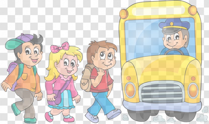 School Bus - Child - Playset Transparent PNG
