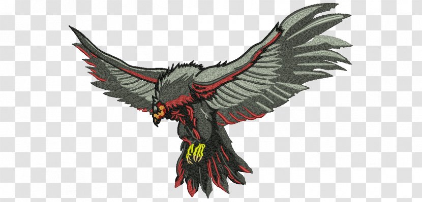 Image Embroidery Digitization Drawing Condor - Vulture - Eagle Transparent PNG