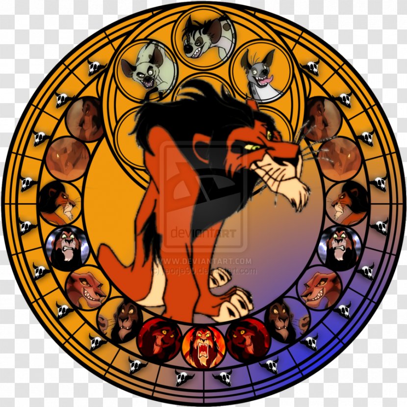 Stained Glass Scar Lion - Walt Disney Company Transparent PNG