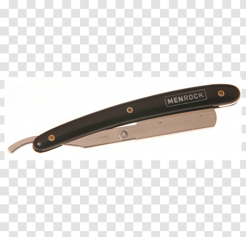 Straight Razor Blade Knife Shavette - Shaving - Big Rock Transparent PNG