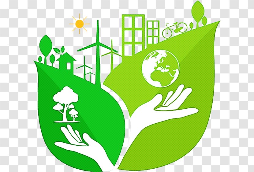 Green Leaf Plant Logo Transparent PNG
