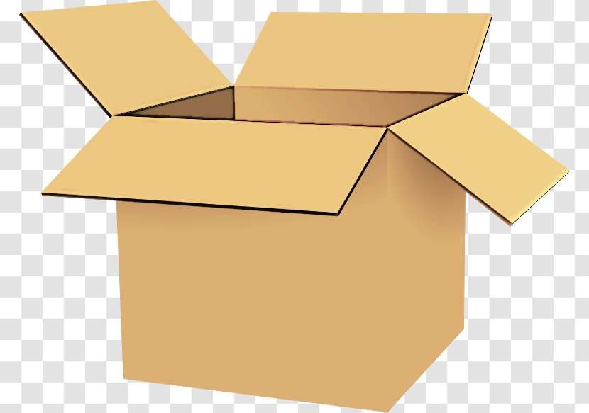 Box Shipping Yellow Carton Packing Materials - Paper Product Packaging And Labeling Transparent PNG