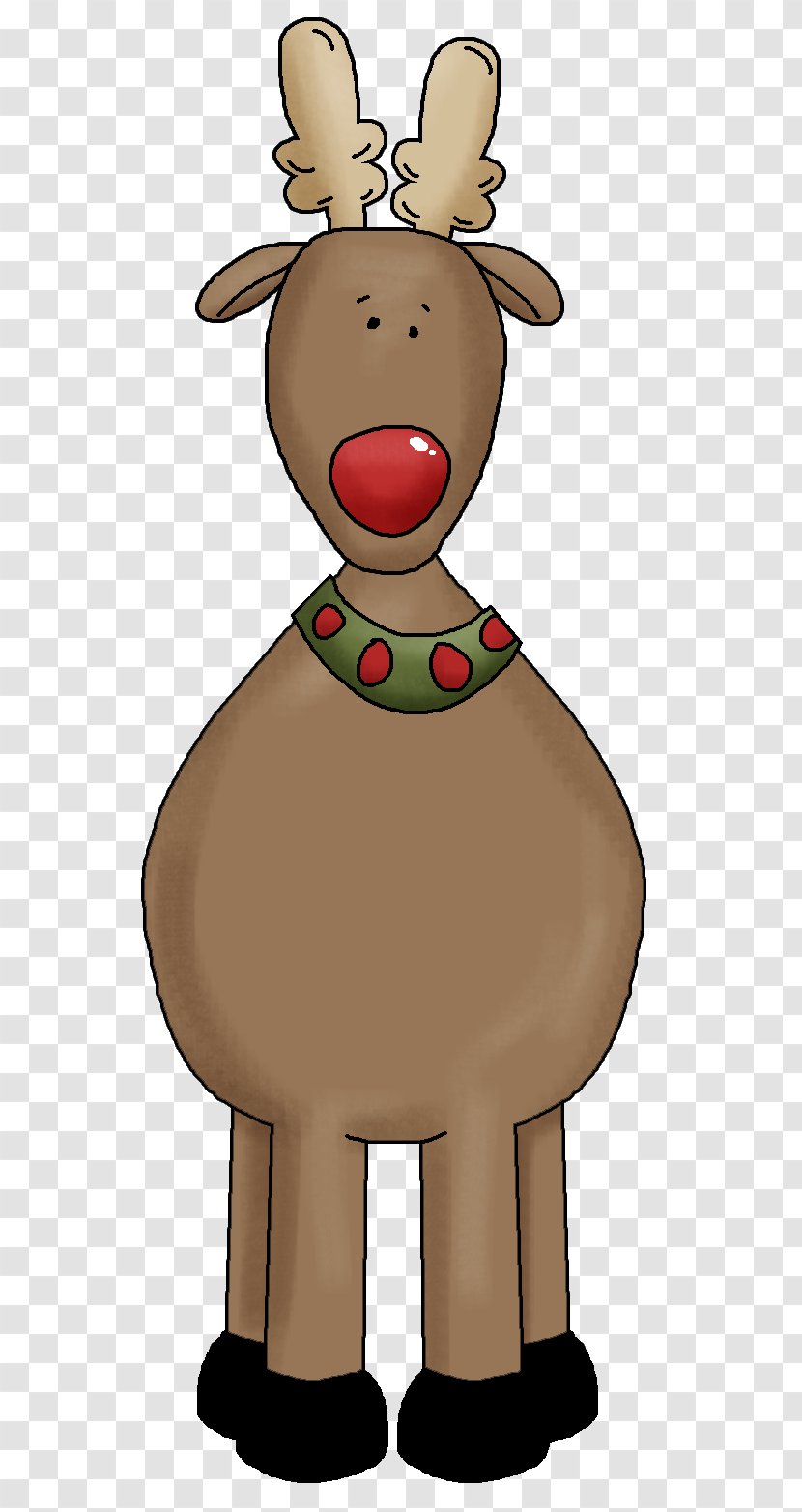 Reindeer Rudolph Christmas Bombka Gift - Deer Transparent PNG