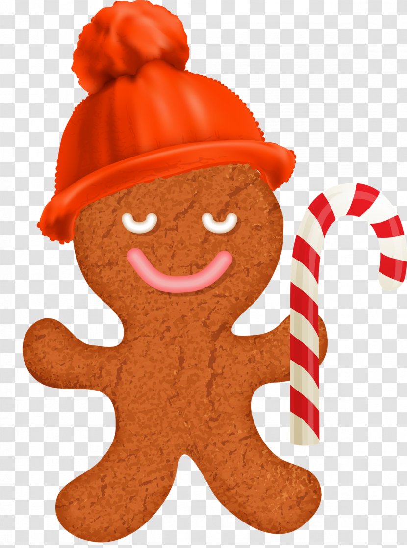 Gingerbread House Candy Cane Man Clip Art Transparent PNG