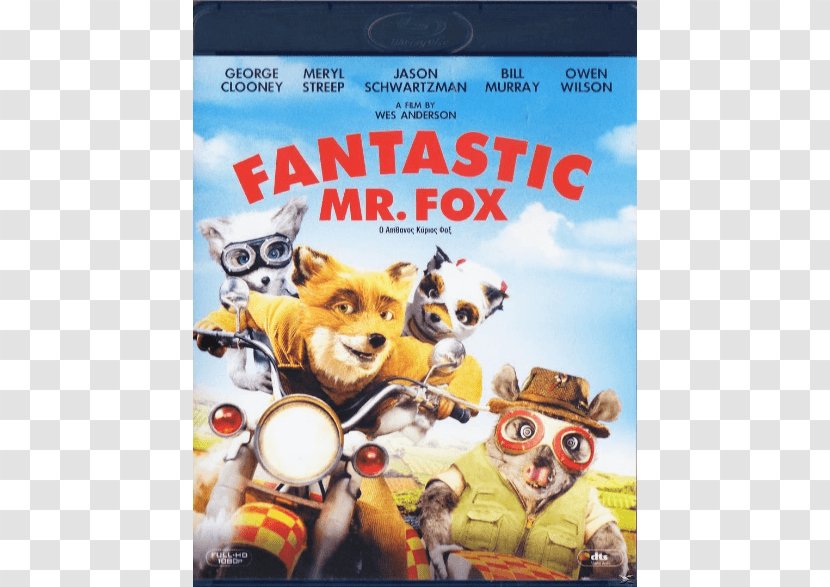 Mr. Fox Blu-ray Disc Fantastic Mr Mrs. DVD - Wes Anderson - Dvd Transparent PNG