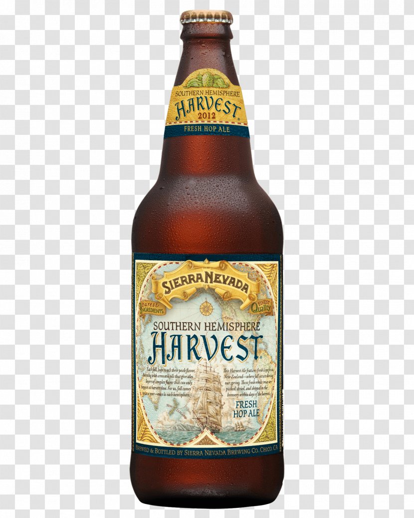 India Pale Ale Sierra Nevada Brewing Company Beer Bottle - Craft - Southern Hemisphere Transparent PNG
