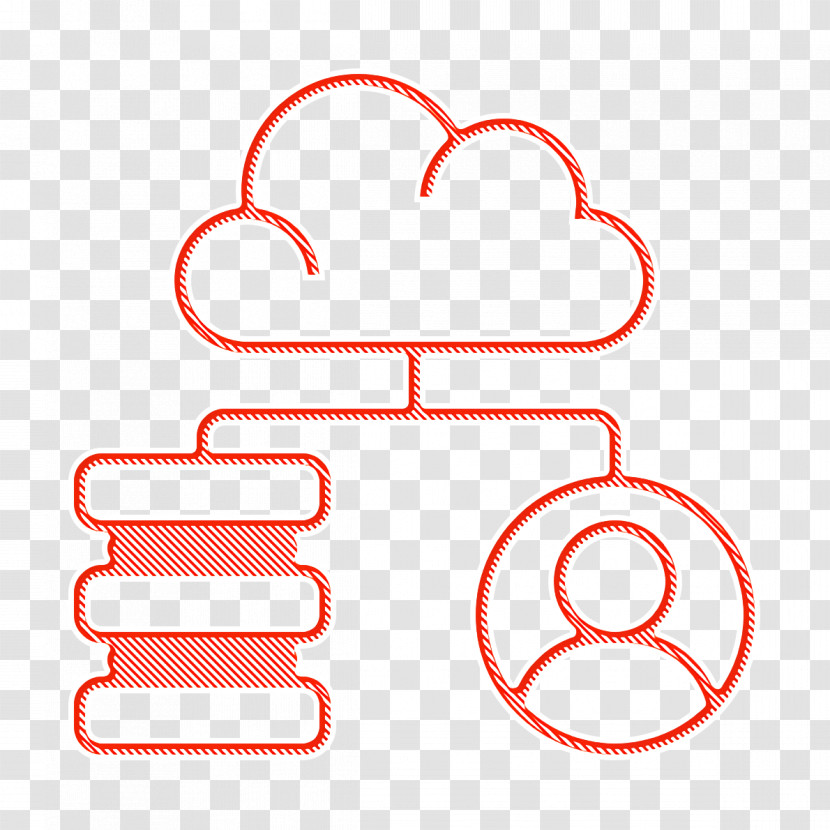 Cloud Service Icon Big Data Icon Transparent PNG