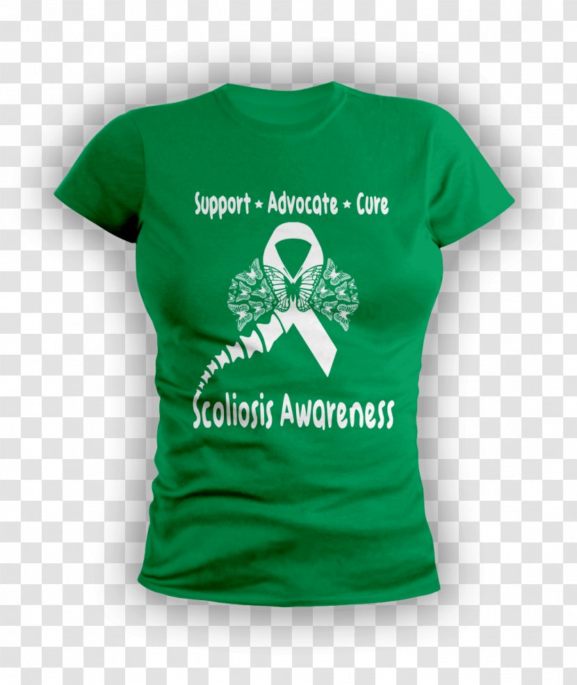 T-shirt Scoliosis Clothing Awareness - Logo Transparent PNG