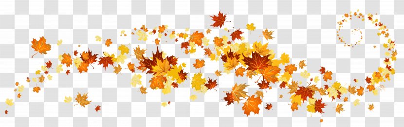 Autumn Leaf Color Clip Art - Text - Decorations File Transparent PNG