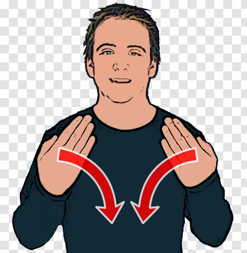 British Sign Language American Baby - Afternoon Tea Transparent PNG