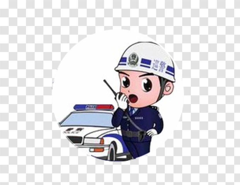 Police Officer Car Parking Enforcement Traffic China - Headgear Transparent PNG