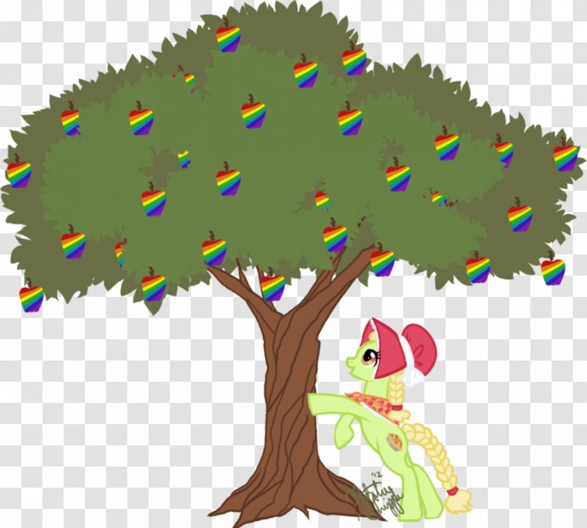 My Little Pony Pinkie Pie Derpy Hooves Rarity - Tree - Apple Transparent PNG