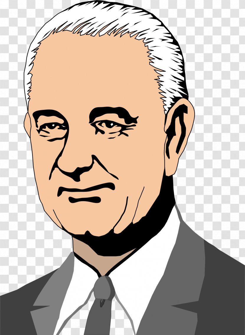 Lyndon B. Johnson President Of The United States Clip Art - B Transparent PNG