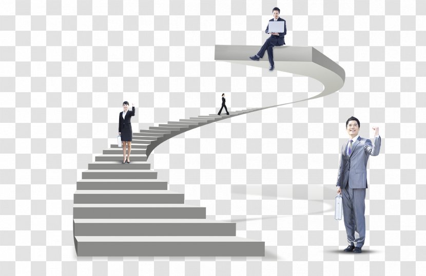 Stairs Advertising Poster Download - Information - Business Technology Transparent PNG