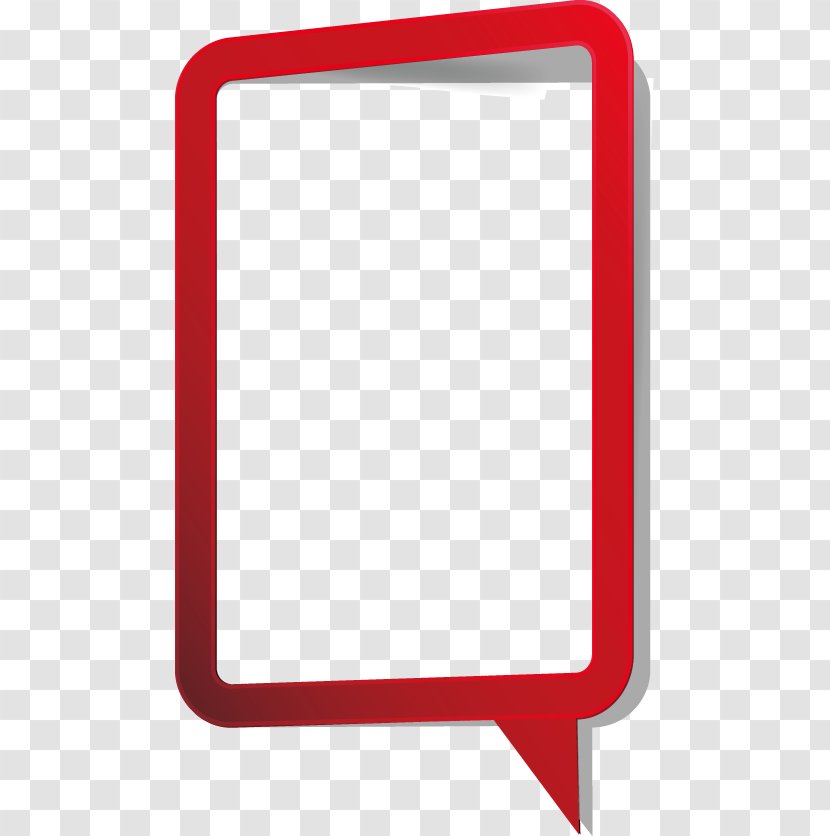 Icon - Cartoon - Rectangle Dialog Box Transparent PNG