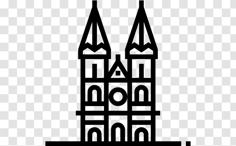 St. Jozef Kerk Landmark Monument Church Merlion - Silhouette - France Landmarks Transparent PNG