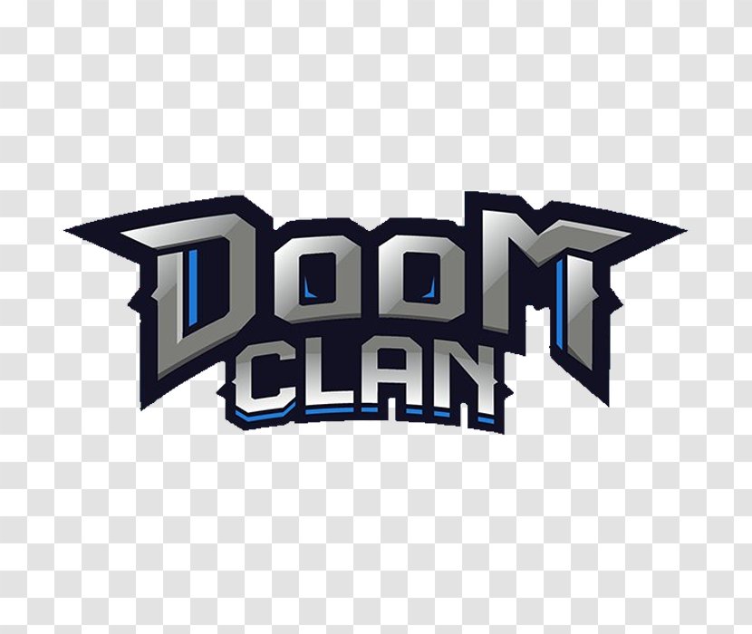 Logo DOOM Video Gaming Clan Call Of Duty Electronic Sports - Doom Transparent PNG