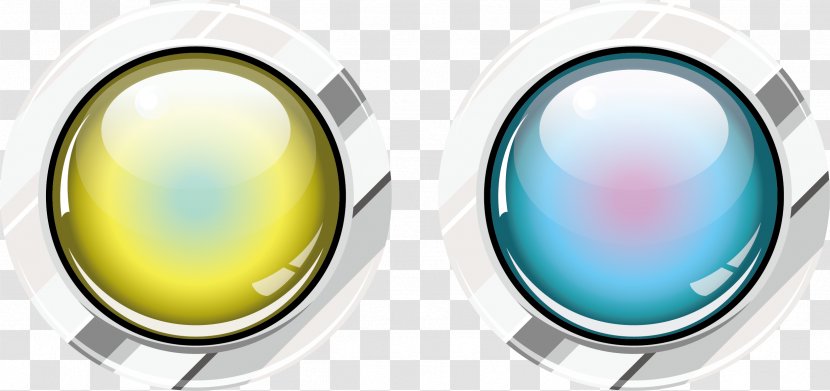 Glass Button Euclidean Vector - Color Transparent PNG