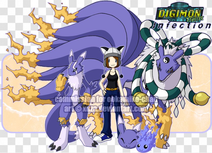 Renamon Digimon Masters Adventure Tri. Monster - Cartoon Transparent PNG