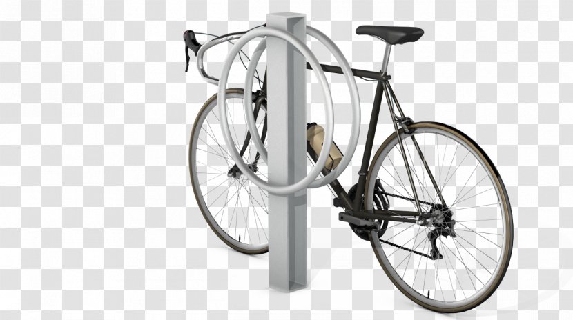 Bicycle Wheels Parking Rack Road Handlebars - Frame Transparent PNG