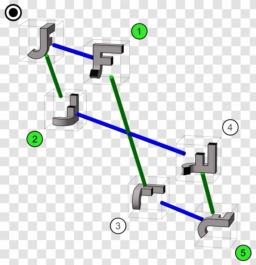 Cayley Graph Permutohedron Symmetric Group Triangle - Povray Transparent PNG