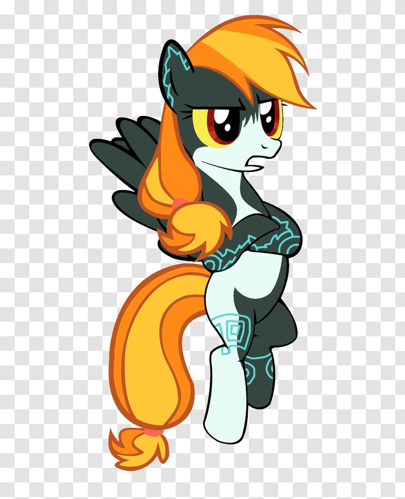 The Legend Of Zelda: Twilight Princess Pony Ocarina Time Derpy Hooves Applejack - Mythical Creature - My Little Transparent PNG