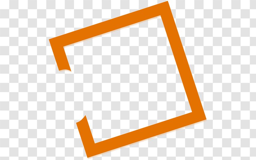 Brand Line Angle - Orange Transparent PNG