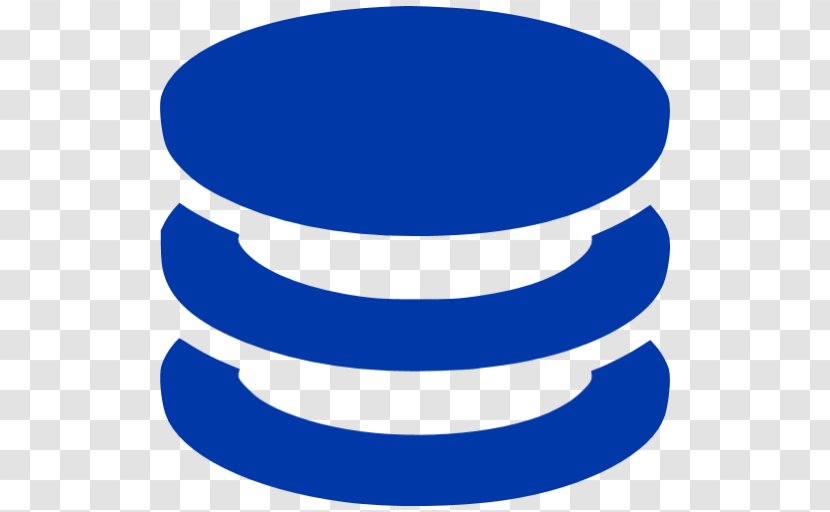Database Logo Clip Art - Electric Blue - Data Transparent PNG