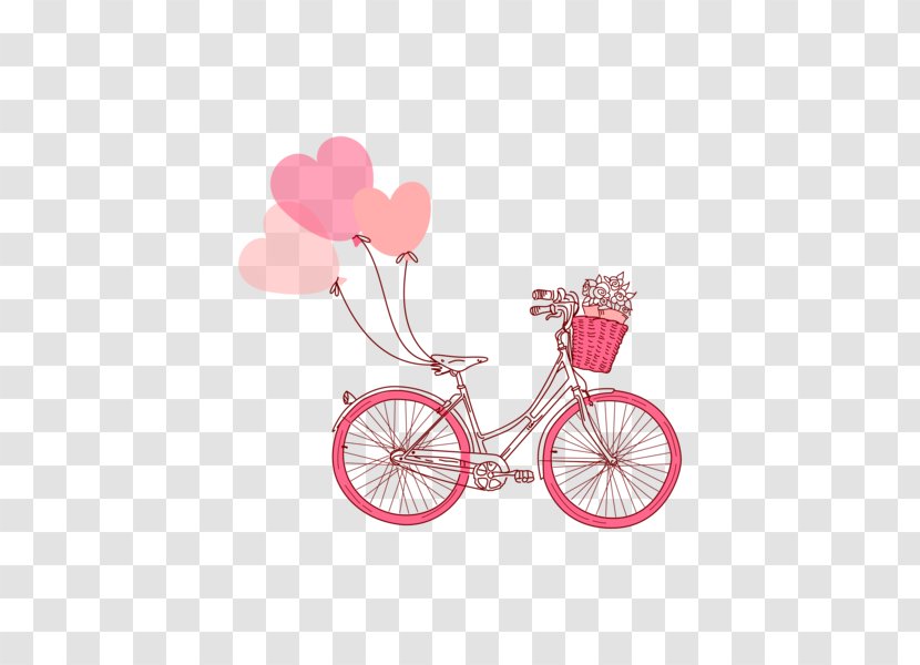 3-Minute Devotions For Girls: 180 Inspirational Readings Young Hearts Birthday Paper Greeting Card Gift - Pink Bike Transparent PNG