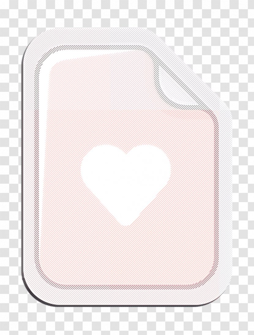 Documents Icon Favorite File - Material Property Heart Transparent PNG