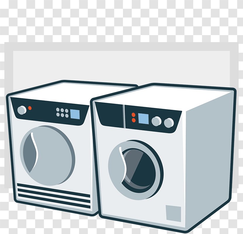 Major Appliance Washing Machines Combo Washer Dryer Clothes Laundry - Home Transparent PNG