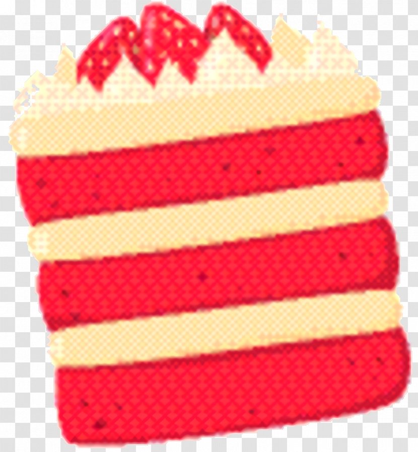 Red - Cuisine - Baking Cup Icing Transparent PNG