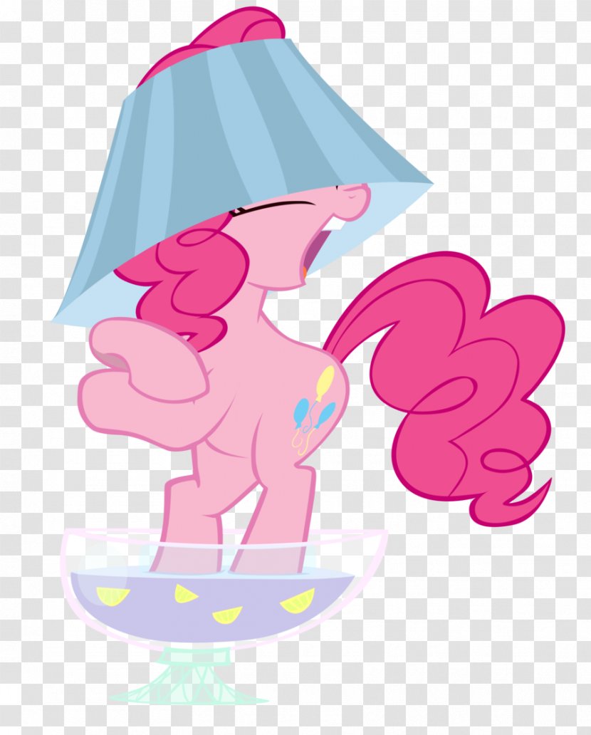 Pinkie Pie Party Hat Pony Balloon - Pink Transparent PNG