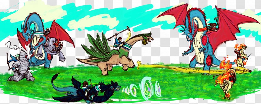 Horse Cartoon Desktop Wallpaper Fiction - Tree Transparent PNG