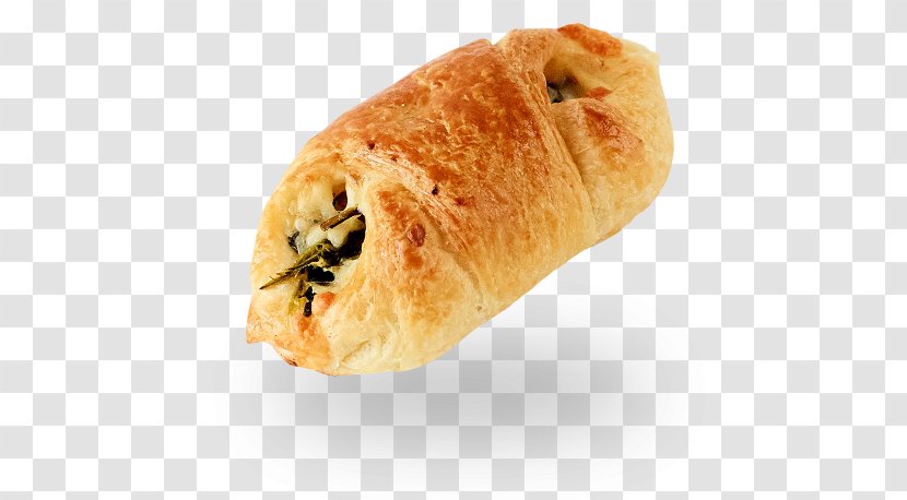 Pain Au Chocolat Croissant Sausage Roll Danish Pastry Bakery - Bread - Croissants Transparent PNG