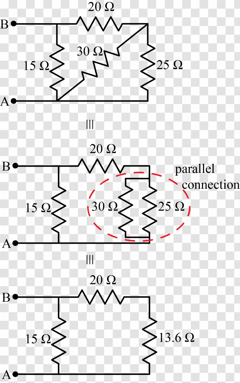 Drawing White Point - Series And Parallel Circuits Transparent PNG