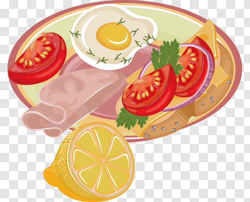 Fried Egg Breakfast Rice Tomato - Bread - Nutritious Transparent PNG