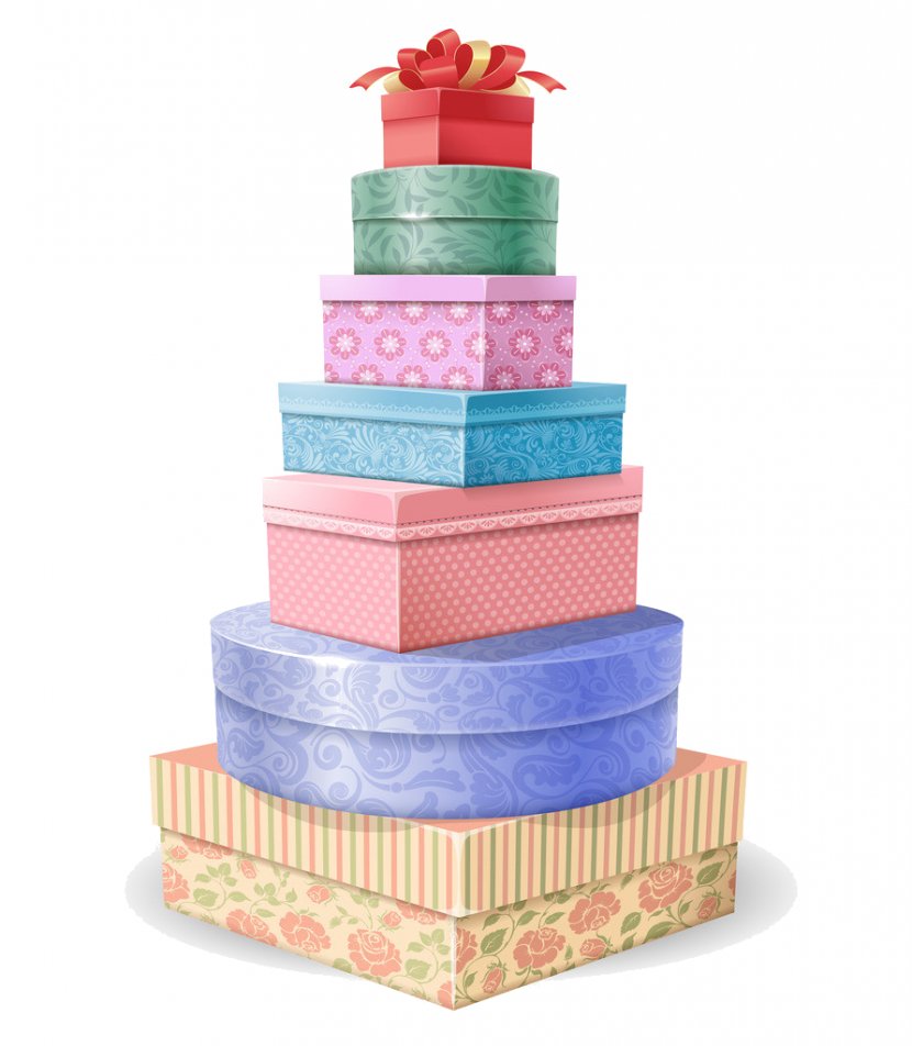 Gift Box Royalty-free - Torte Transparent PNG