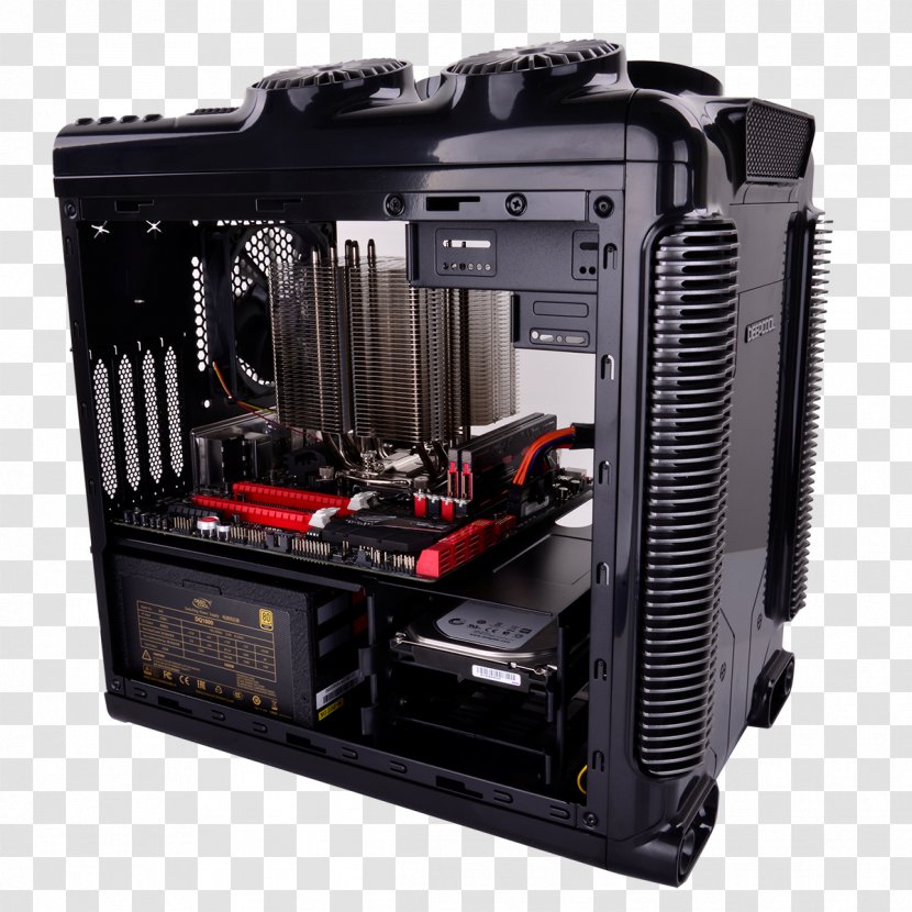 Computer Cases & Housings MicroATX Power Supply Unit Deepcool - Cooling - Atx Transparent PNG