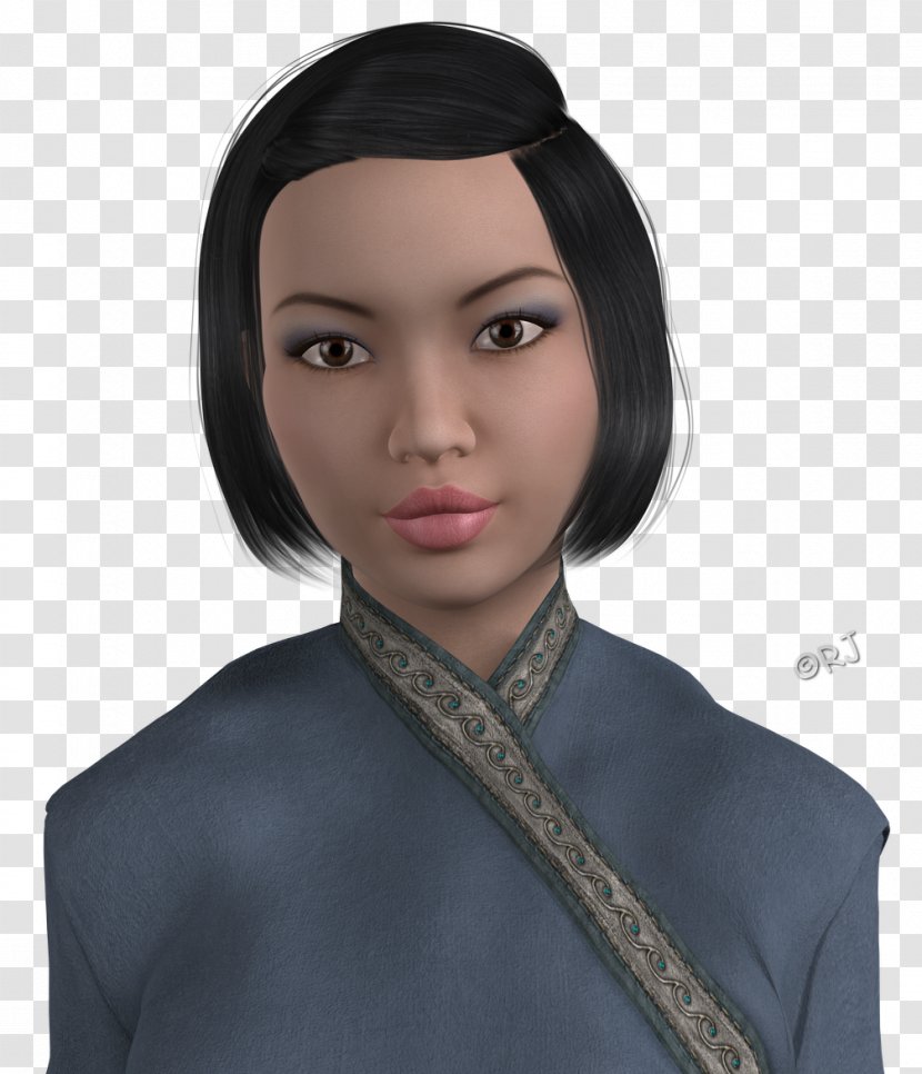 Neck - Wig - Atsuko Okatsuka Transparent PNG