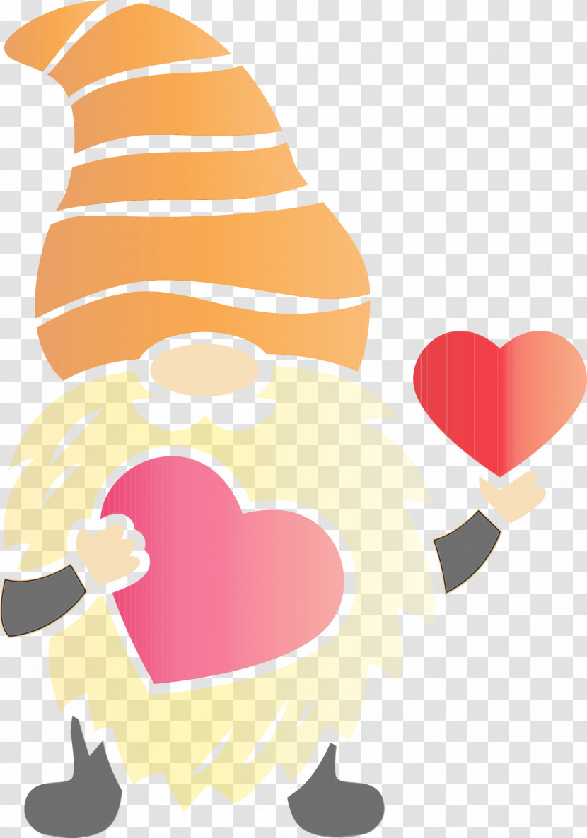 Heart Cartoon Peach Love Transparent PNG