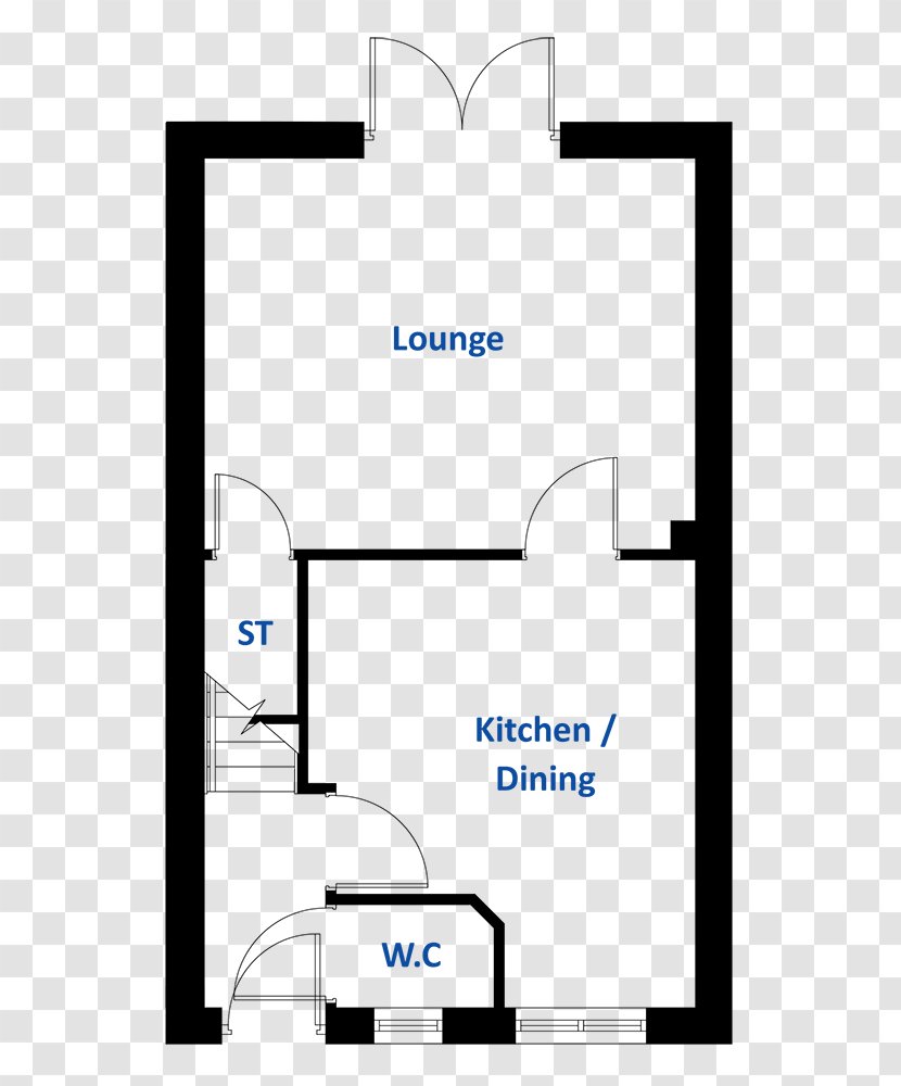 Portchester House Bedroom Single-family Detached Home Floor Plan - Cloakroom Transparent PNG