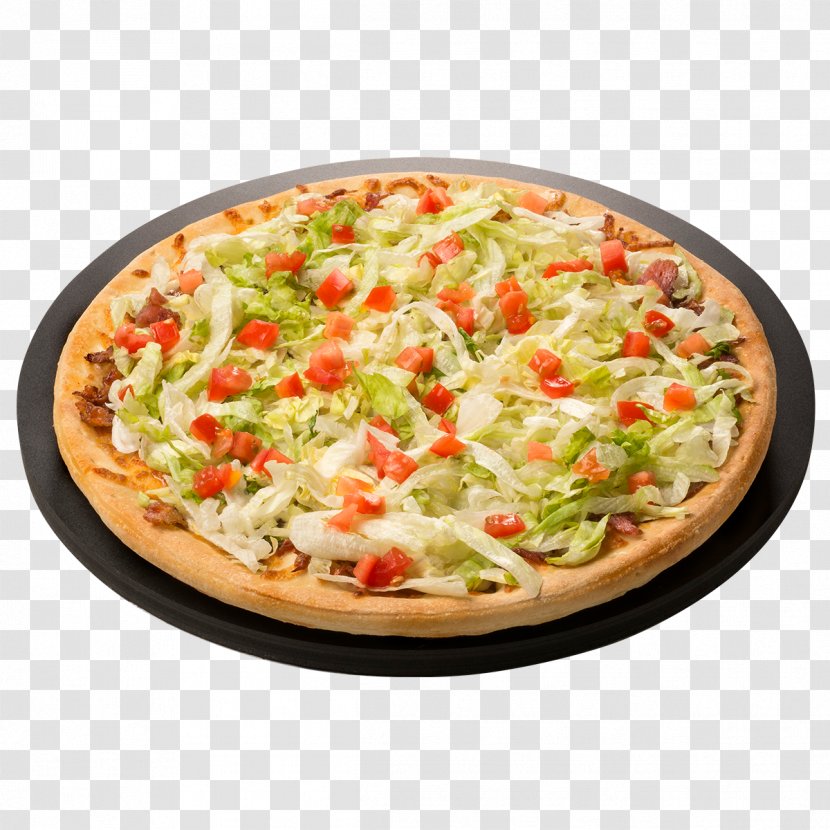 California-style Pizza Sicilian Taco Ranch - Italian Food - Vegetable Transparent PNG