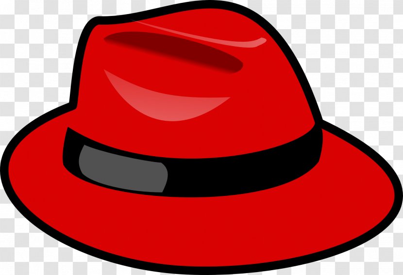 Red Hat Linux Fedora Clip Art - Hats Transparent PNG