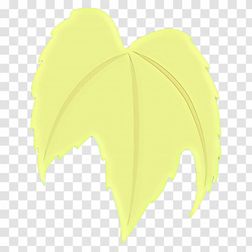 Leaf Yellow Plant Petal Heart Transparent PNG