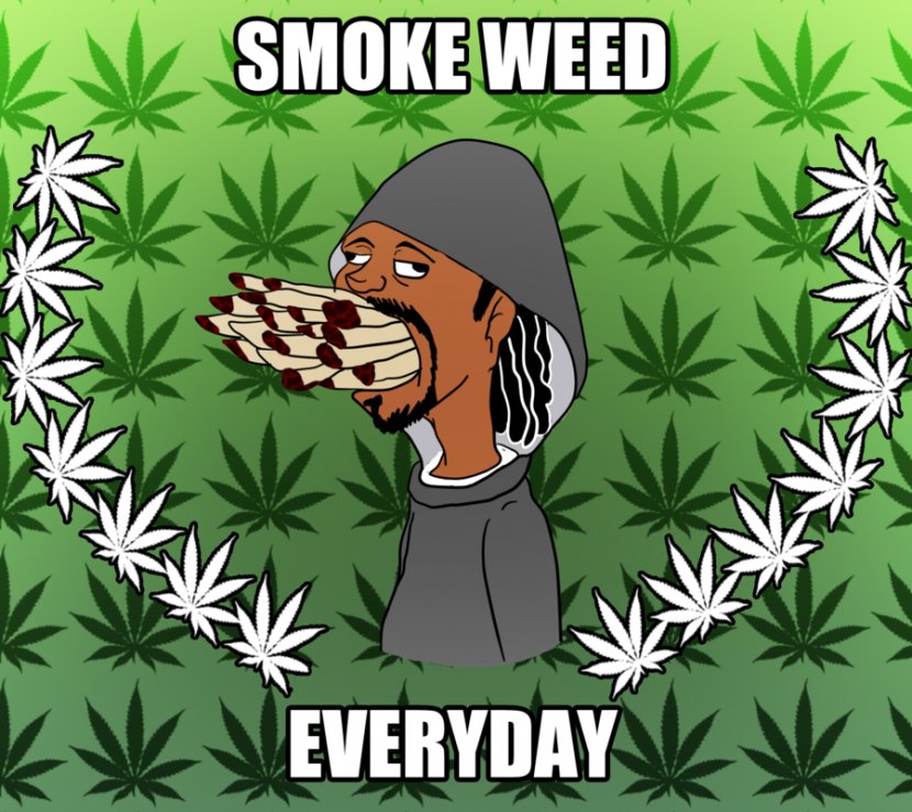 Cannabis Smoking Head Shop Joint - 420 Day - Cartoon Weed Transparent PNG