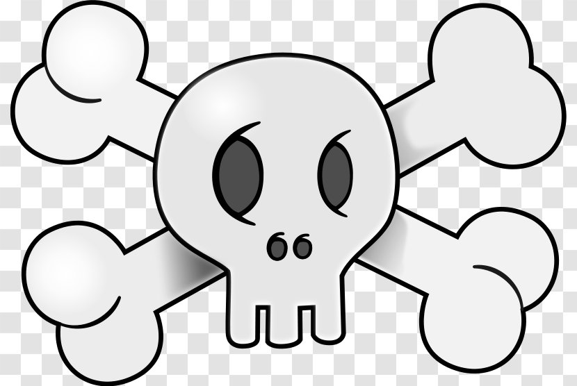 Skull Cartoon Clip Art - Tree - Cute Crossbones Cliparts Transparent PNG