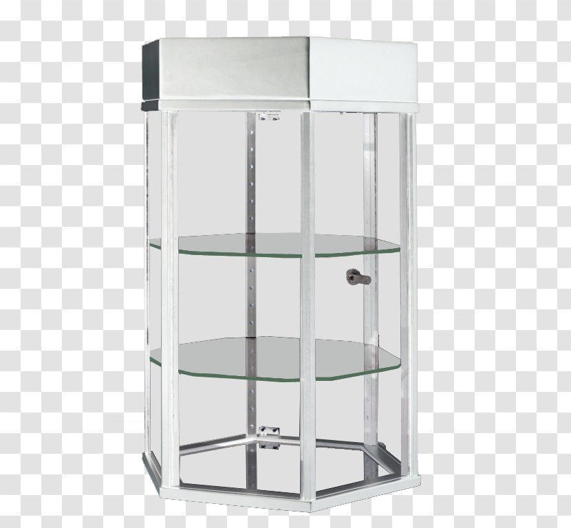 Shelf Glass Display Case - Hexagon Award Holder Transparent PNG