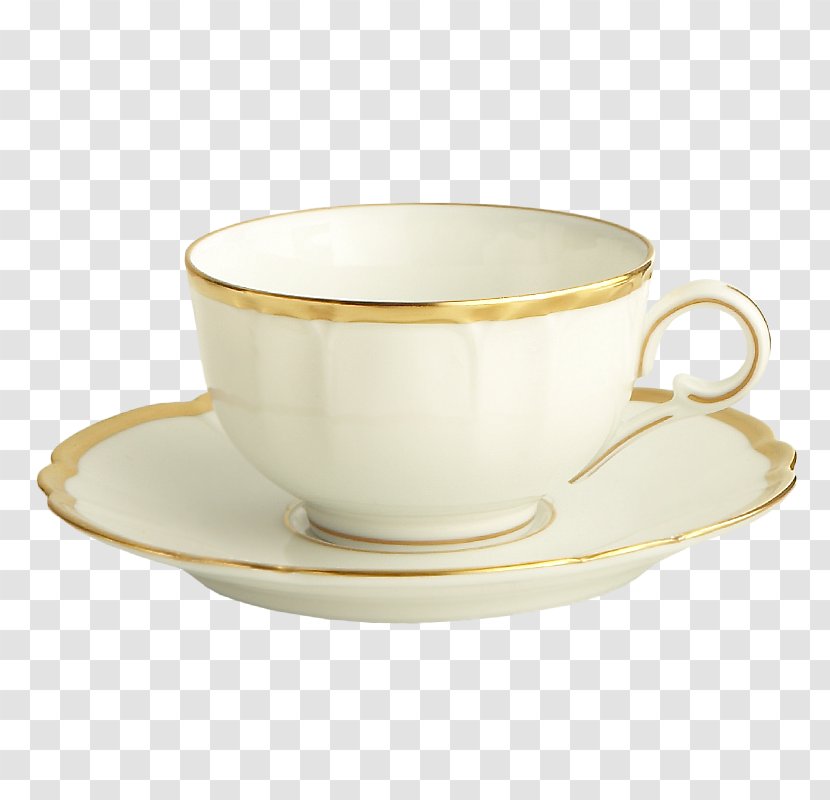 Coffee Cup Saucer Porcelain Mug Tableware - Dishware Transparent PNG