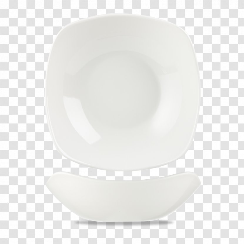 Bowl Tableware Square Porcelain - Top View Transparent PNG
